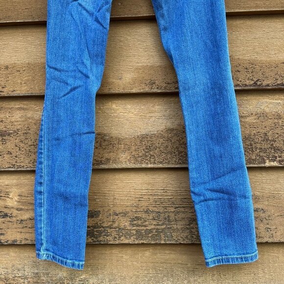 VIP Jeans Skinny Distressed Blue Stretch - Picture 9 of 12
